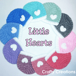 Little Heart Beanie Crochet Pattern