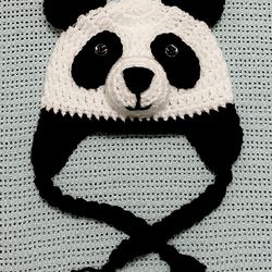 Panda Beanie Crochet Pattern