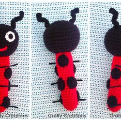 Ladybug Rattle Crochet Pattern