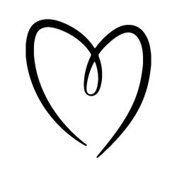 Heart SVG, Doodle Heart SVG, Crayon Heart SVG, plain heart svg