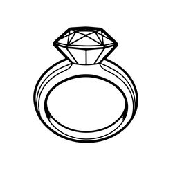 Wedding Rings 1, Wedding Rings SVG, Rings svg, Wedding svg, eps, dxf, png, cut file, Silhouette, Marriage Svg
