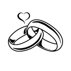 Wedding Rings Wedding Rings SVG,customizable product, CUSTOM, Rings svg, Wedding svg, eps, dxf, png, cut file