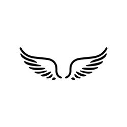 Angel Wings Svg, Angel Wings Silhouette, Wings Svg, Angel Wings Clipart, Angel Wings Png, Angel cut file