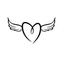 Hand-drawn Half Heart Svg, Scribble Heart Shape Svg, Doodle Heart Frame Dxf, Heart Outline Clipart, Svg Png Dxf Ai Eps c