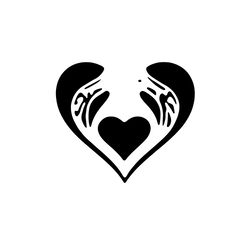 Heart SVG, Doodle Heart SVG, Crayon Heart SVG, anniversary svg v