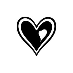 Heart SVG, Doodle Heart SVG, Crayon Heart SVG, anniversary svg g