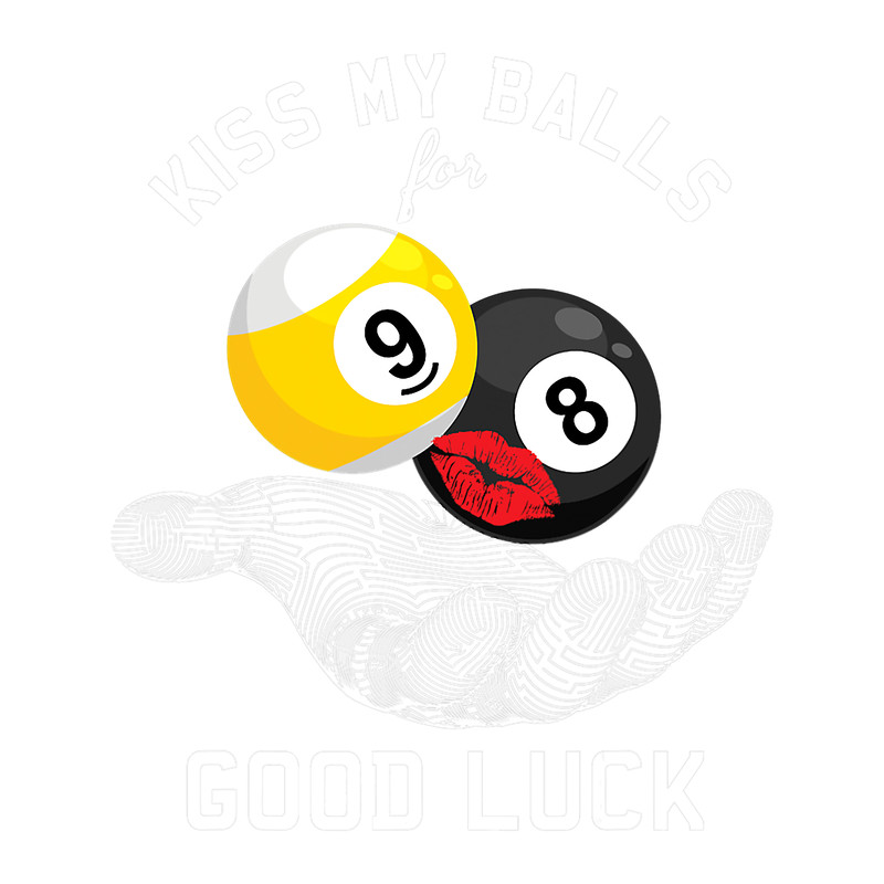 Funny Kiss Billiard Balls Eight Ball Player Snooker Pool Cue.png
