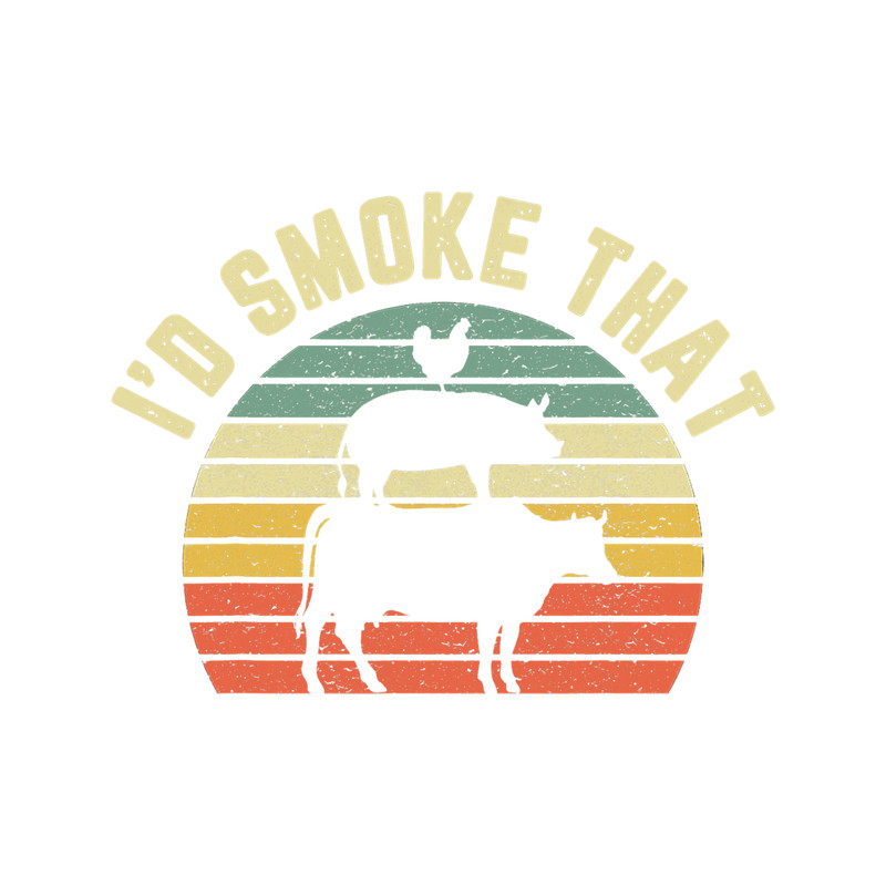 Funny BBQ Shirt Id Smoke That Retro Barbeque Grilling Gift 1.png