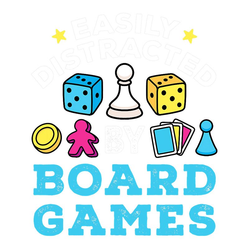 Funny Board Game Lover Meeple Easily Distracted Board Games.png