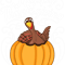 Happy Thanksgiving Cool Funny Fowl On Squash Gift.png