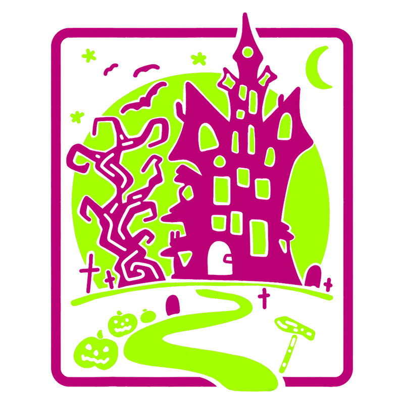 Halloween Haunted Witch Tower Spooky Tarot Card Illustration.png