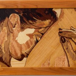 emotions 3.7 inlay mosaic panel home wall decor boho living room bedroom wall art framed wood decor love hands