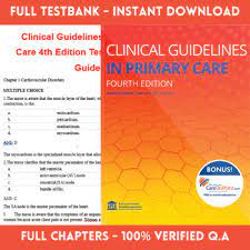 Latest 2023 Clinical Guidelines in Primary Care 4th Edition Test bank All Chapters.pdf