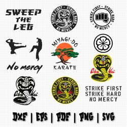 cobra kai miyagi do svg bundle clipart