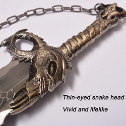 god of war blades of chaos metal 1/1 scale movie prop replica god of war kratos gifts gift for him cosplay god of war