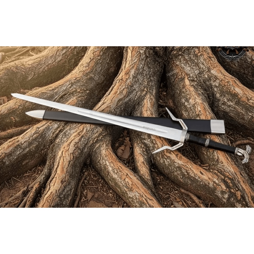 HandForged Stainless Steel Viking Sword Cosplay Display Collectible Monster Hunter Inspired Replica 1