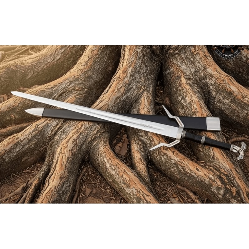 HandForged Stainless Steel Viking Sword Cosplay Display Collectible Monster Hunter Inspired Replica 1