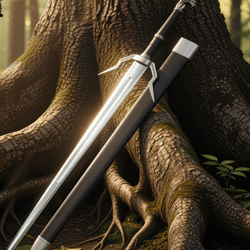 hand-forged stainless steel viking sword cosplay display collectible monster hunter inspired replica