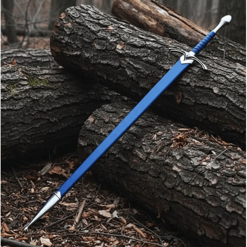 HandForged Damascus Viking Sword Norse Warrior Longsword Collector Display Gift 0