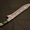 HandForged Falcon Bowie Knife Damascus Steel Holiday Gift With Leather Sheath 1
