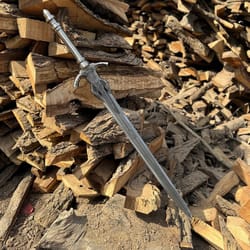 hand-forged carbon steel artorias greatsword replica 41" dark souls sword cosplay gift