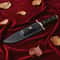 Custom Carbon Steel Vintage Bowie Knife 12 Handmade Classic Hunting Knife With Sheath 2