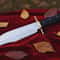 Custom Carbon Steel Vintage Bowie Knife 12 Handmade Classic Hunting Knife With Sheath 3