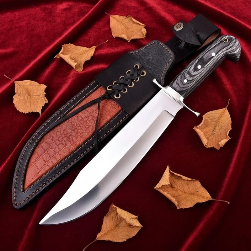 buy D2 steel Bowie knife