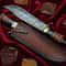 Custom Outback Crocodile Dundee Bowie Knife 15 Handmade Hunting Knife With Leather Sheath 0