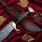 Custom Outback Crocodile Dundee Bowie Knife 15 Handmade Hunting Knife With Leather Sheath 2