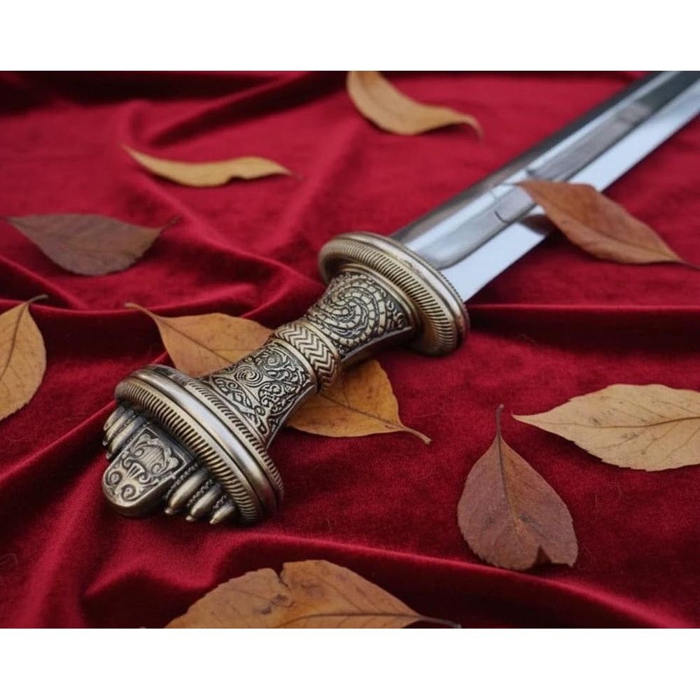 Handmade Anglo Saxon Fetter Lane Sword 34 Inch Medieval Replica Gift For Father Day 3