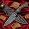 Handmade Damascus Steel Hunting Knife 12 Rosewood Handle Personalized Knife With Sheath 0