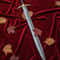 Handmade Damascus Steel Sword 35 Rosewood Handle With Leather Sheath Collector Gift 0