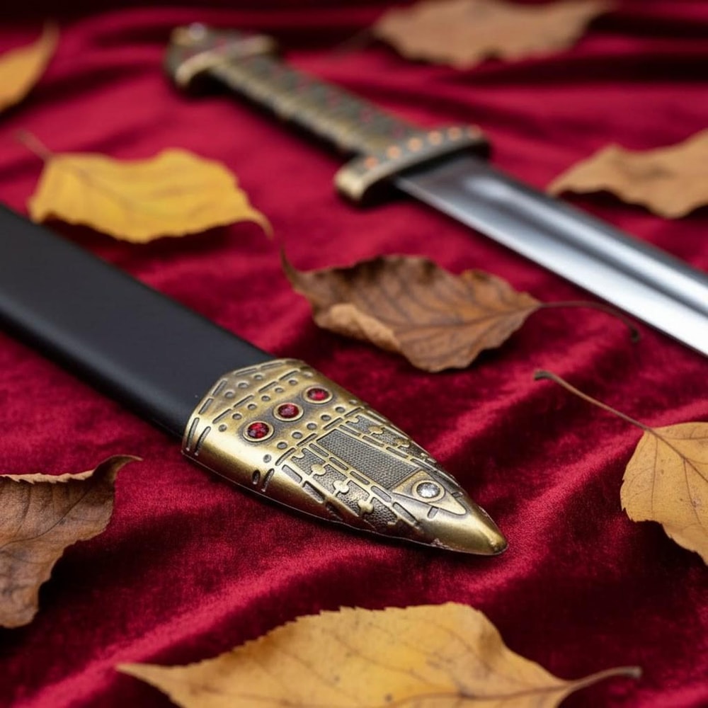 Ragnar Lothbrok Viking Sword 35 Handmade Medieval Sword With Scabbard Gift 3