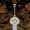 Damascus Steel Viking Sword 35 Handmade Decorative Collector Sword With Sheath Gift 1