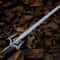 Hand Forged Damascus Steel Fantasy Sword 38 Ornate Guard Medieval Warrior Long Blade 0