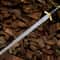 Hand Forged Damascus Steel Medieval Longsword 39 Brass Guard Handmade Warrior Sword 1
