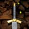 Hand Forged Damascus Steel Medieval Longsword 39 Brass Guard Handmade Warrior Sword 2