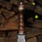 Hand Forged Damascus Steel Viking Long Sword 40 Medieval Handmade Collector Sword 1