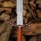 Hand Forged Damascus Steel Viking Longsword 39 Medieval Warrior Handmade Sword 1