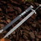 Hand Forged Damascus Sword 36 Medieval Knight Fantasy Blade With Black Scabbard 0