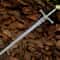 Handmade Damascus Steel Sword 40 Ornate Medieval Longsword Decorative Warrior Blade 2