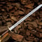 Hand Forged Damascus Steel Long Sword 40 Hand Forged Medieval Custom Engraved Gift 0