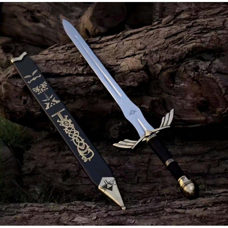Fantasy Knight Sword 38 Handmade Viking Replica Carbon Steel Medieval Cosplay Blade 6