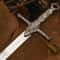 Handcrafted Medieval Knight Sword 38 Ornate Crossguard Fantasy Collector Blade 1