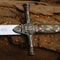 Handcrafted Medieval Knight Sword 38 Ornate Crossguard Fantasy Collector Blade 6