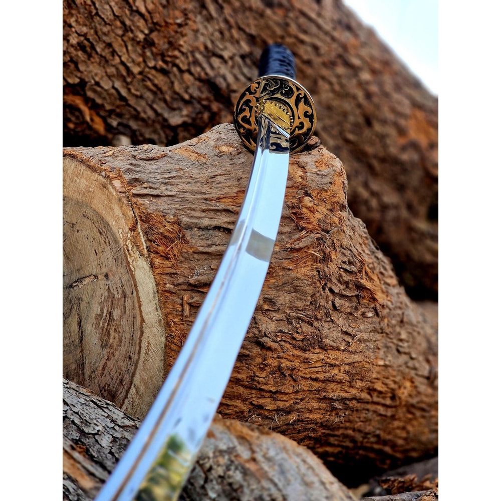 Handcrafted Samurai Katana Sword 40 Full Tang Steel Blade Japanese Style Collector 7