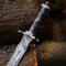 Damascus Steel Viking Sword HandForged Full Tang Medieval Blade 1