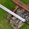 Handmade Damascus Steel Roman Gladius Sword Medieval Collectible Blade With Leather Sheath 1