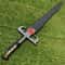 Handmade Fantasy Anime Sword Lion Warrior Style Cosplay Decor Collectible Display Blade 1